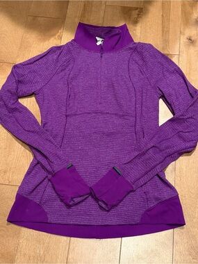Lululemon Women’s Purple Half-Zip Performance Top